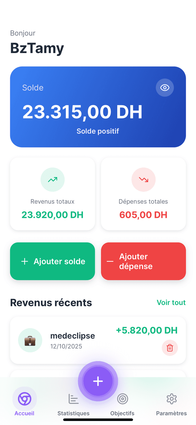 BzTamy Application Interface